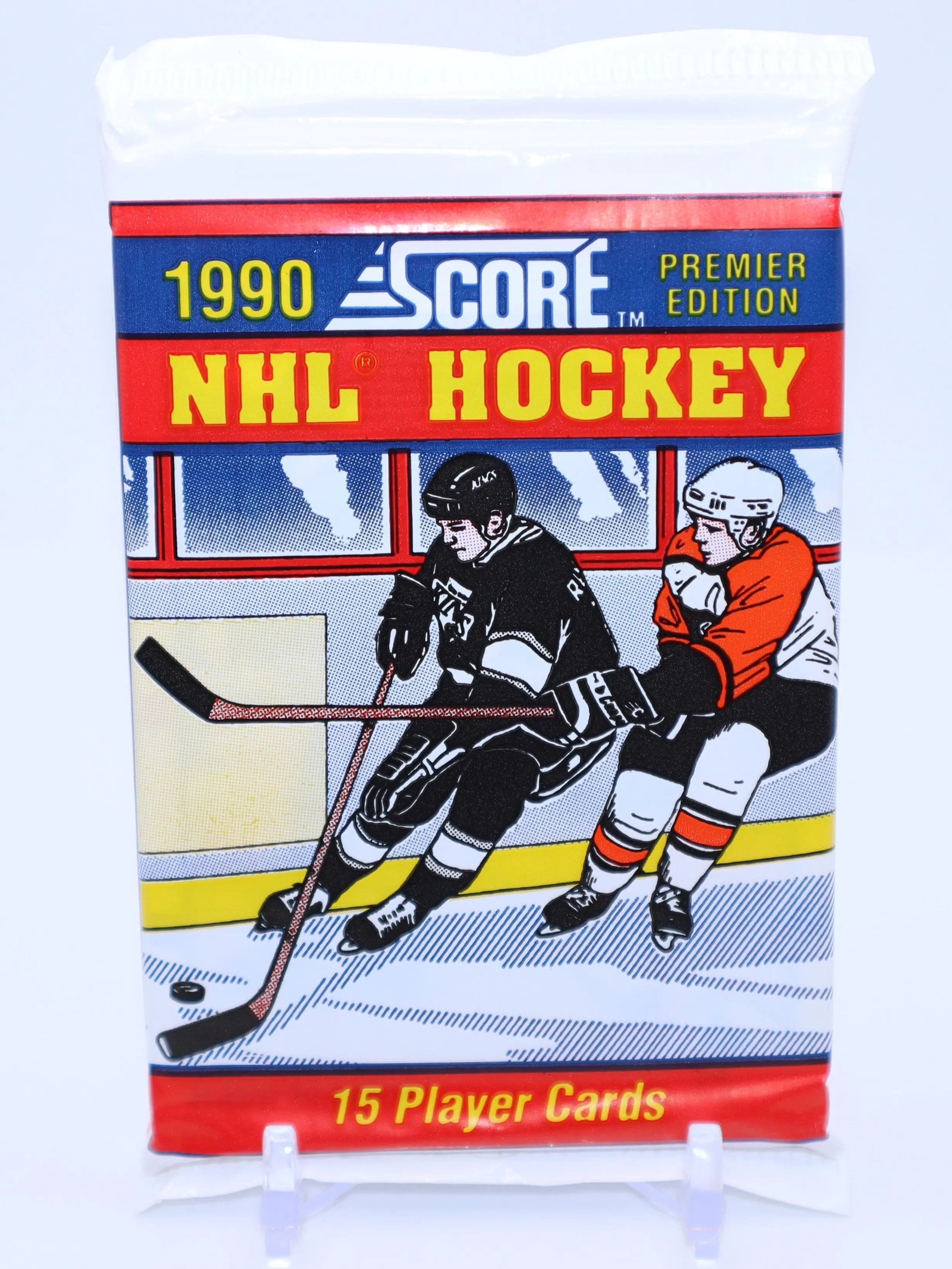 1990 Score NHL Sports Card Packs - 15-Card Hockey Collectible Pack, Collectible Sports Cards