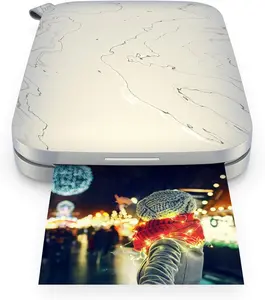 HP Sprocket Select Portable 2.3x3.4" Instant Photo Printer (Eclipse) Print Pictures on Zink Sticky-Backed Paper from your iOS & Android Device.,White