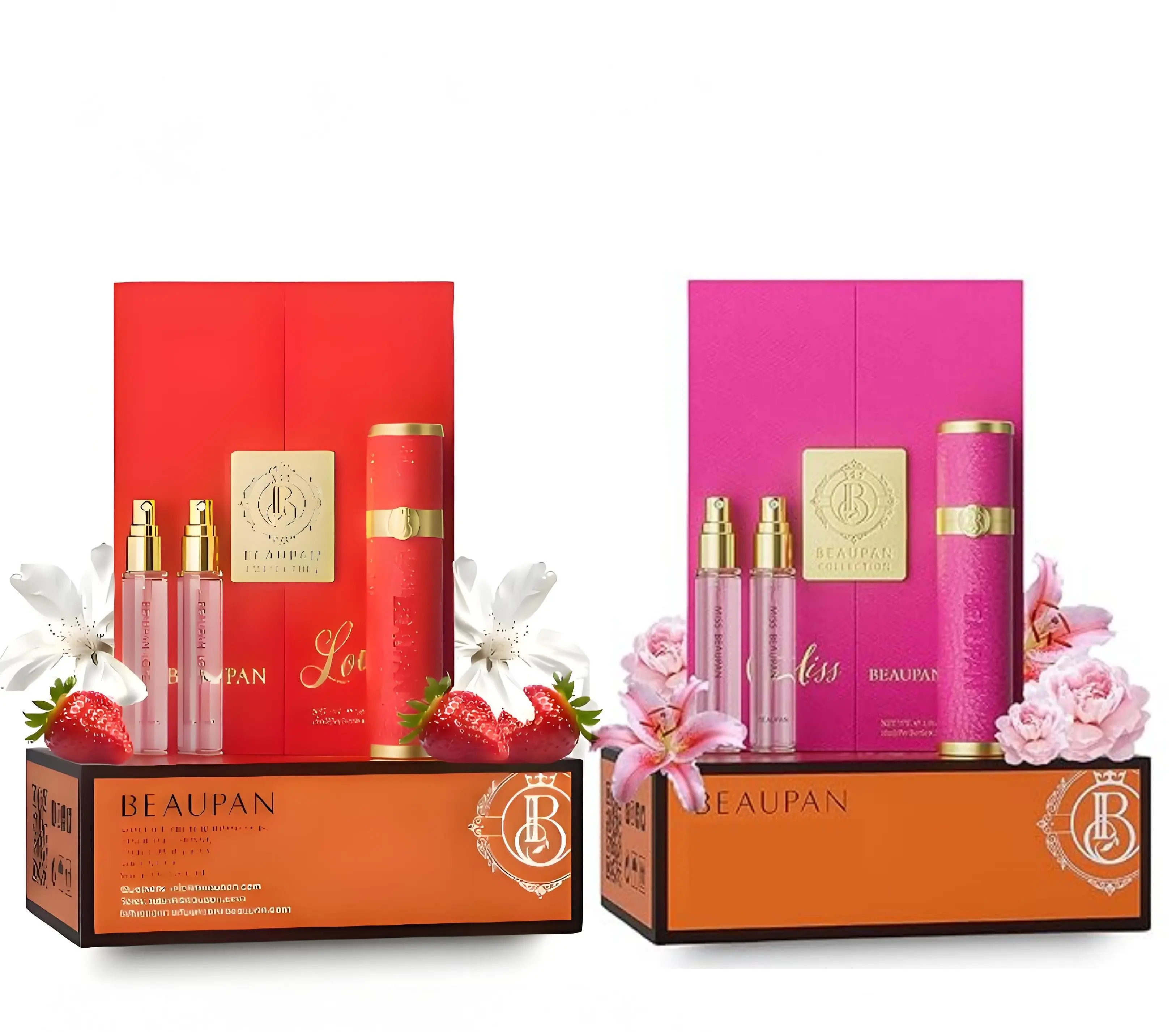 BEAUPAN Love Perfume for Women - Fruity Floral Fragrance with Strawberry & Jasmine Notes - 30ml Glam Cosmetics for Romantic Dates & Special Occasions hair fragrance mist e al natural fresh perfume armaf miss armaf koec roll
