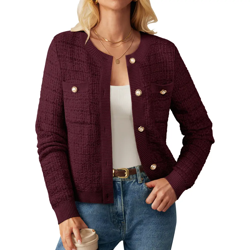 White Gold button cardigan - TikTok Shop