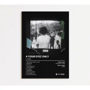 [Sale off up to 65%][Free Ship][No Frame] J. Cole Album Poster Set of 6, Album Cover Print, Tracklist Poster, Rap Poster, Cover Art Poster, Hip Hop Poster_1