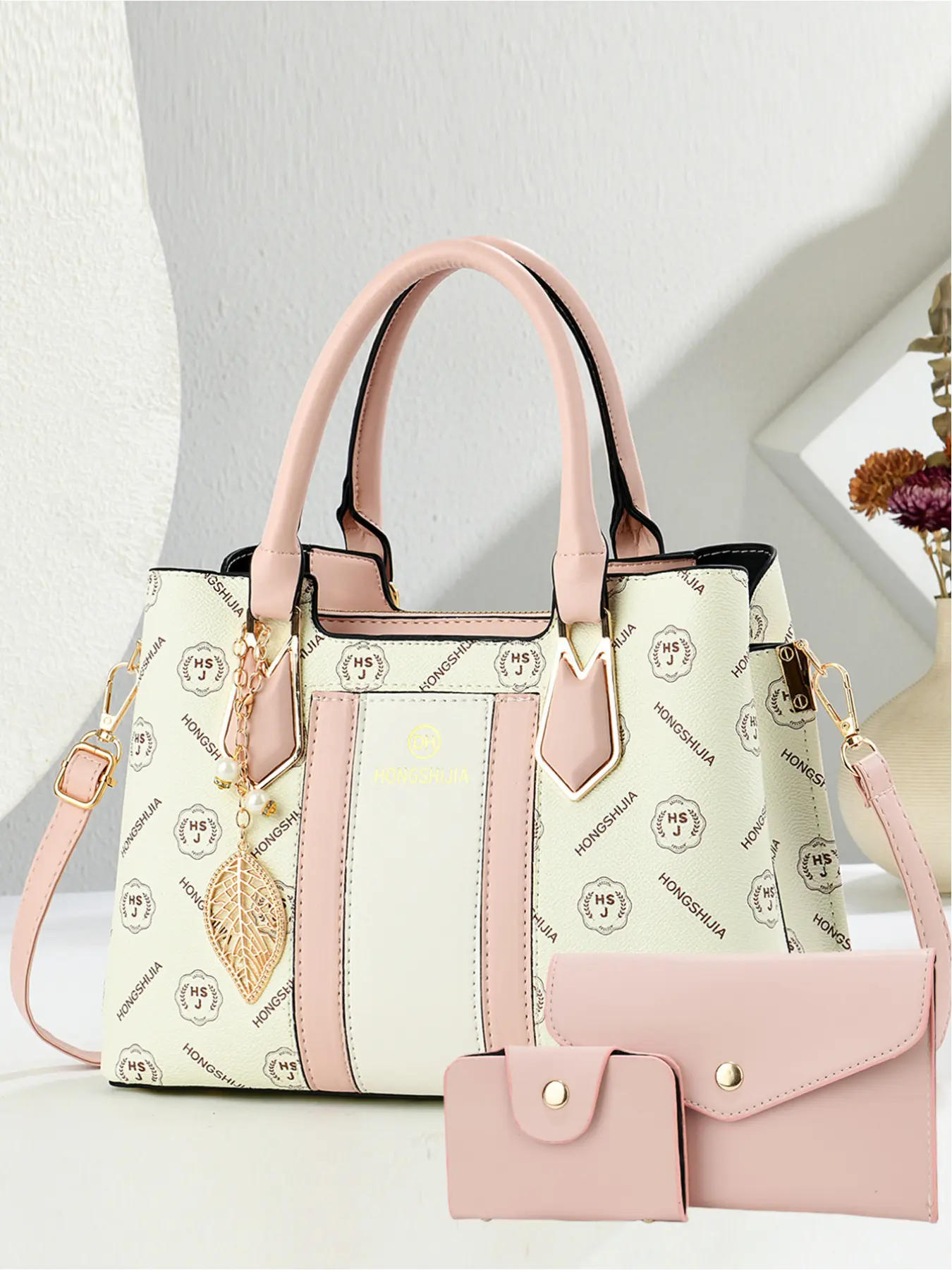 Fashionable printed single shoulder bag for daily outing, elegant and versatile handbag for middle-aged ladies, Pu Leather Handbag, Fashionable Patterned Bag, Casual Trendy Handbag