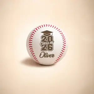 Personalized Baseball Ball with Custom Name - Graduation
