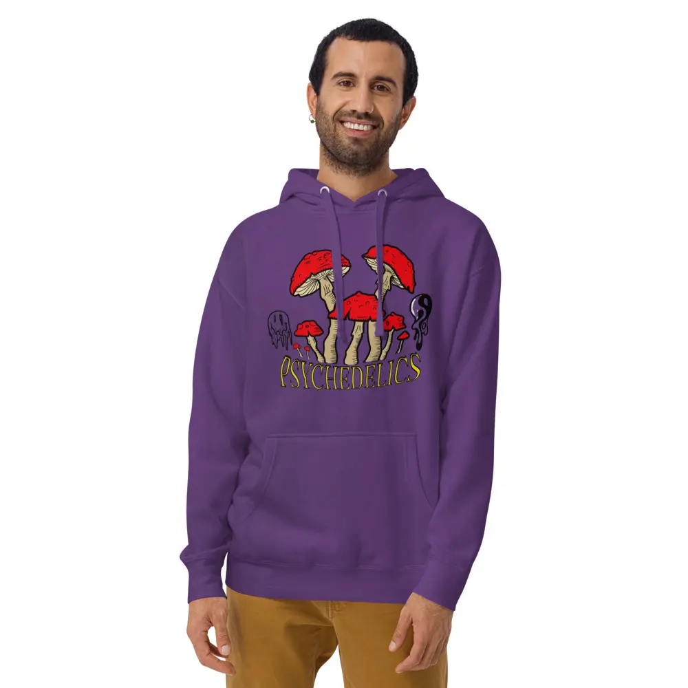 Trippy Hoodie - Psychedelic Design, Ultimate Comfort TRIP ON SHROOMS