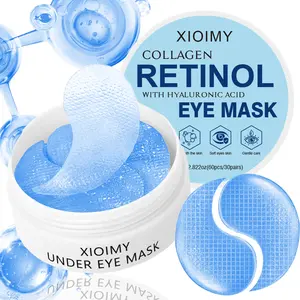 60pcs Collagen & Retinol, Deep Hydration, Firming & Plumping, Anti-Dryness, Radiant Skin, Eye Care Gel Patches, Eye Treatment Mask