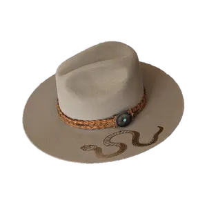 Corral Ladies Cassidy Premium Wool Tan Felt Hat LFX3220834CASS