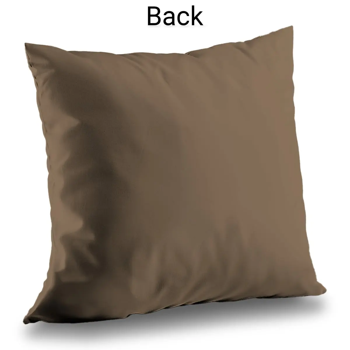 Begin Home Decor C1PC1414CKC03G 14" x 14" Earthy Tones Poly Twill City Building Throw Decor Pillow