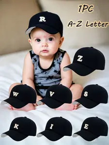 1-3Y 26-Letter Baseball Cap, Adjustable Children's sun Hat, Unisex Design for Boys and Girls, Durable and Comfortable, Suitable for Sports and Casual Wear, Adjustable Caps