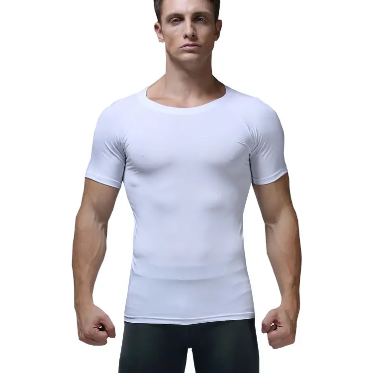 Men's Long Sleeve Compression Shirt, Quick-Dry Tight-Fit Polyester Spandex Base Layer for Running and Gym Workouts, Xxxl