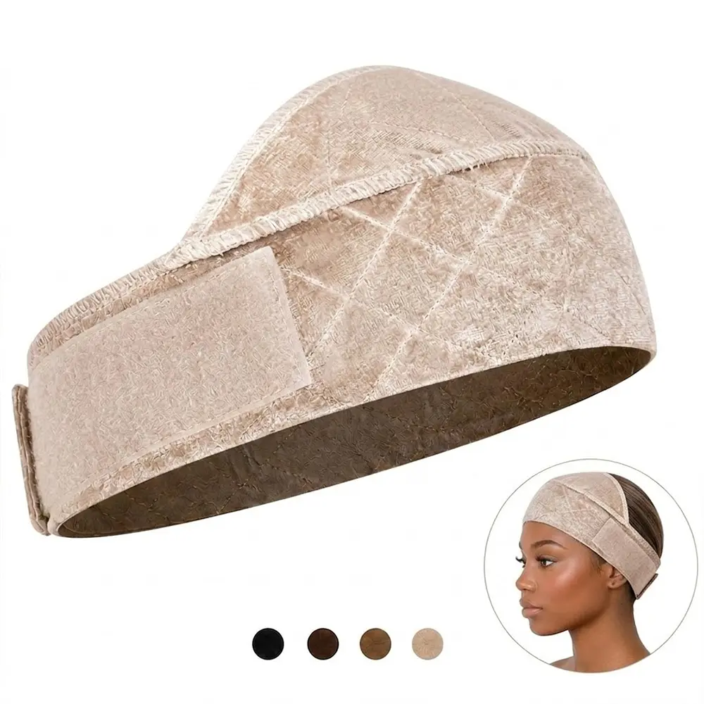 CUBIDUPI Adjustable Wig Grip Band for Lace Front Wigs, Non-Slip Elastic Wig Headband for Women, Soft Breathable Wig Band for Secure Hold, Glueless Wig Comfort and Daily Wear