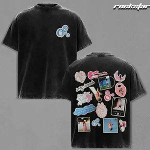 Olivia Merch The Unraveled Tour 2026 Premium Cotton T-Shirt For Olivia Fans, Sad Girl Pop Star Graphic Music Washed T-Shirt, Gift For Livie Fan Graphic Tee, Olivia Tour Fan Merch Shirt 9W3