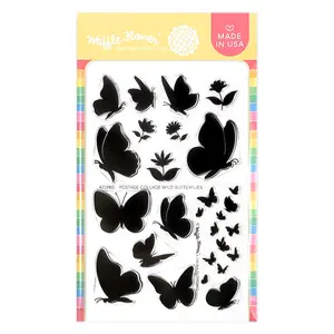 Postage Collage Wild Butterflies Stamp Set