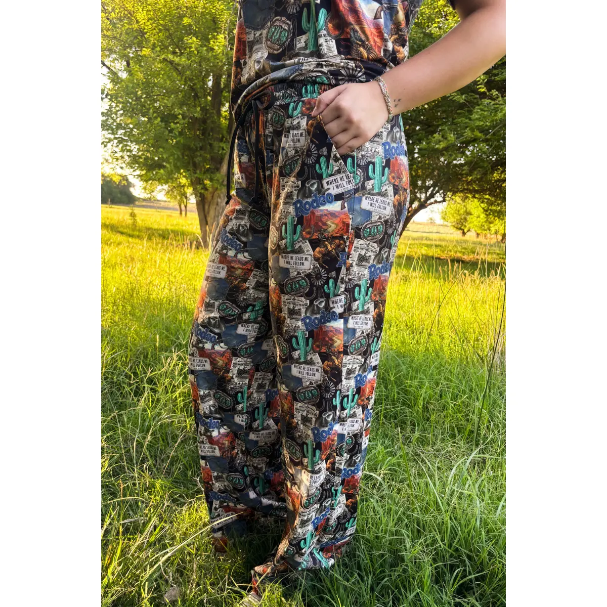 Retro Rodeo Night Pants