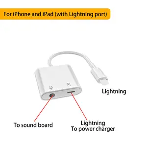 Squarock Cable Adapter for Sound Board for Phone