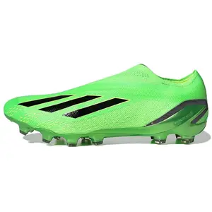 Adidas X Speedportal AG Football Cleats for Men with Round-Toe Fit and Anti-Slip Wear-Resistant Design in Fluorescent Green Trending Shoes, House White Official Shoes to Get / Maison Mihara