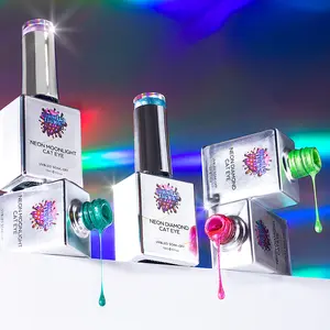 Neon Jelly Moonlight Cat Eye Gel Polish Nail Nail Art Nail Care Uv Violet Cosmetic Manicure Cutics