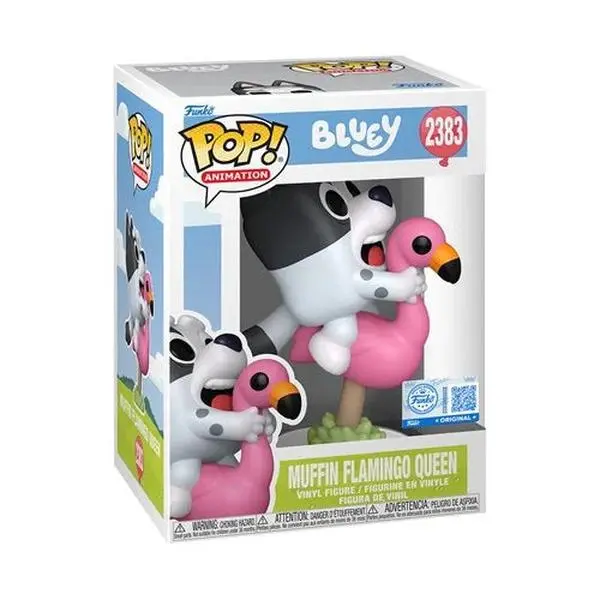 Bluey Muffin Flamingo Queen Funko Pop! Vinyl Figure #2383 - Entertainment Earth Exclusive