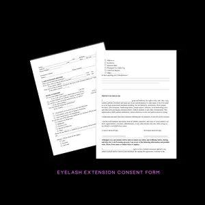 Eyelash Extension Consent Form
