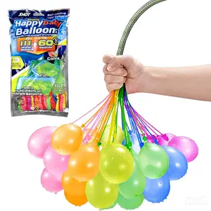 Colorful Water Balloons 444pcs Set for Water Play Party Fun Reusable Balloons Perfect for Kids Pool Birthday Wedding Graduation Celebration