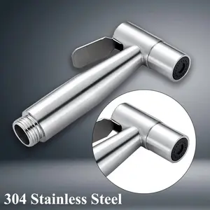 Stainless Steel Bidet Sprayer for Toilet Easy Install Toilet Bidet Attachment for Personal Hygiene Cleaning Feminine Wash Bidet Hose Kit