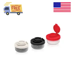 Salt and Pepper Shakers Moisture Proof Mini Salt Shaker to go Camping