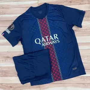 Unisex Soccer/Football PSG Team Champions League/Ligue 1 2025/26 Home/Away Replica Jersey - Navy/Red