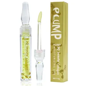 Biotin Lip Plump Oil Lip Oil Comfort  Lipgloss Gloss Nourishing Hydrating Plumper Moisturizing Glossy Lip Care