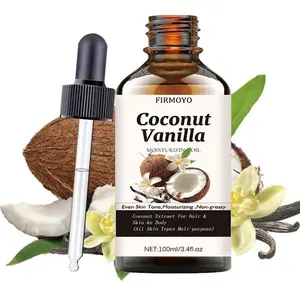 Firmoyo Coconut Vanilla Essential Oil Blend, Scented Oils, Aromatherapy, Calming Aroma, Alcohol-Free Pure Scent, Long-Lasting Fragrance, Suitable for Sensitive Skin, DIY Skincare