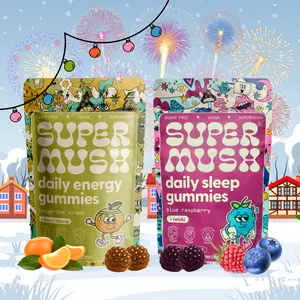 SuperMush Day & Night Bundle 60 Count | Sugar-Free Caffeine-Free Melatonin-Free | USA Made Mushroom Supplement with Cordyceps, Lion’s Mane, Magnesium & Chamomile | For Natural Energy & Sleep Support | Dietary Supplement