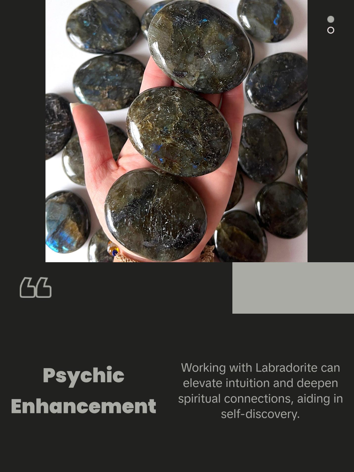 Labradorite Palm Stone