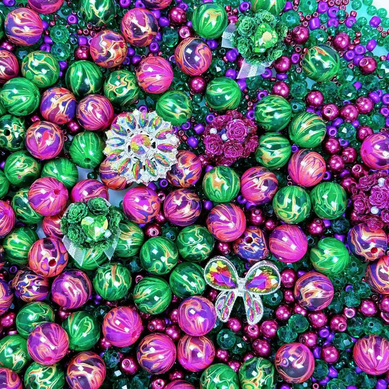Mardi Gras Peacock