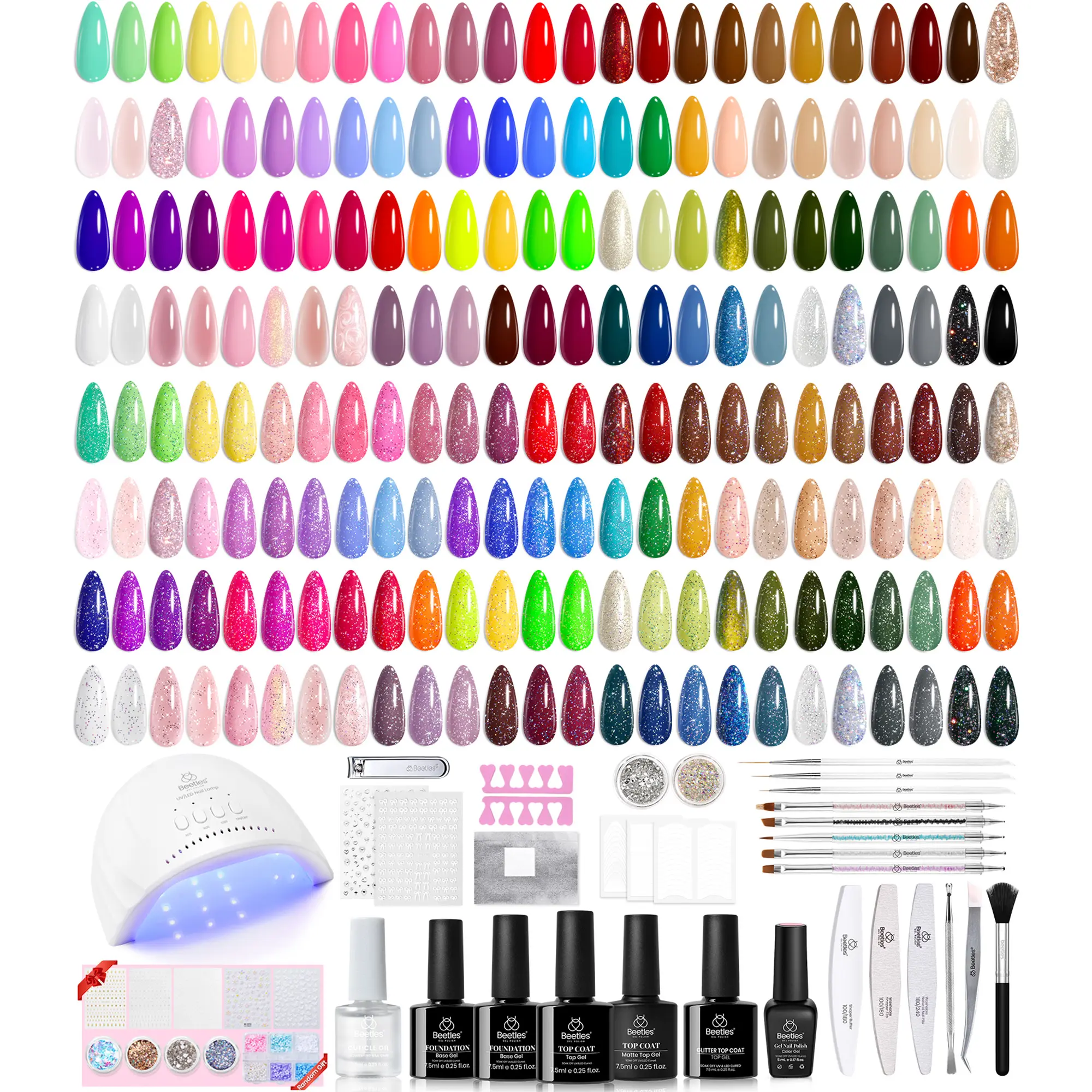 100 Colors Gel Nail Polish Starter Kit