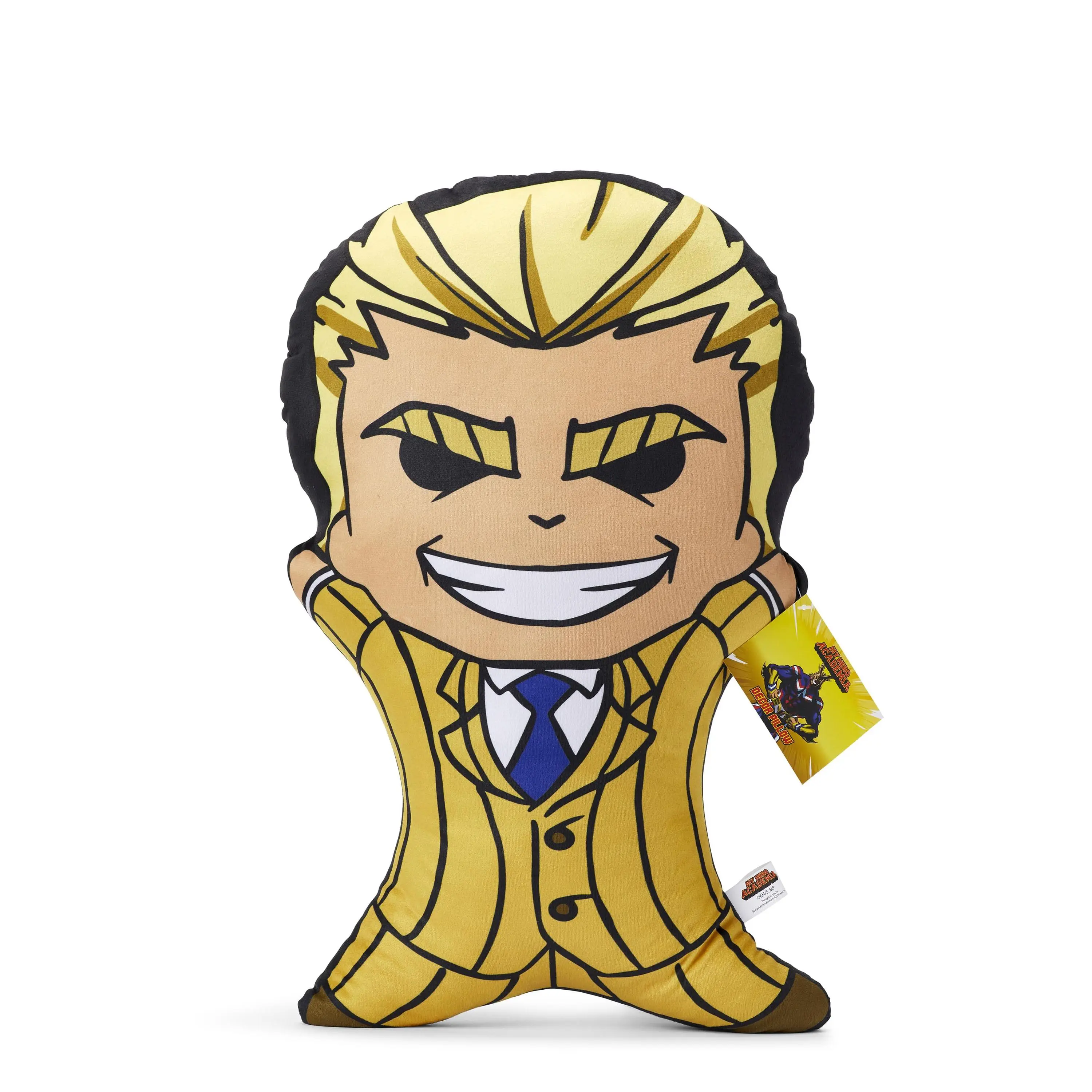 Anime Character Plush Standard Pillow, 20-in My Hero Academia All Might Decorative Bedding Pillow, Anime Character Plush Standard Pillows