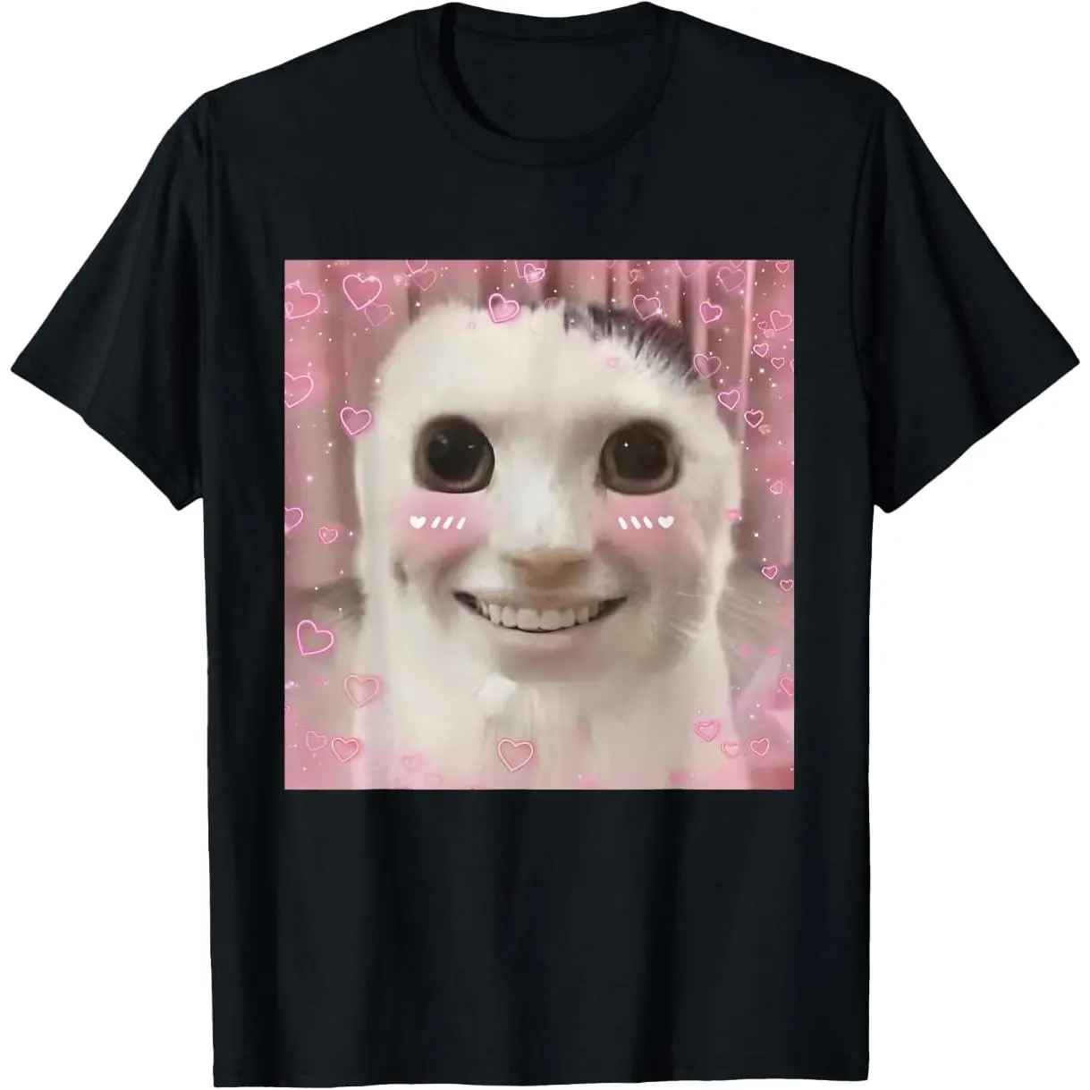 Goofy Ahh Cat Meme Dank Cursed Weirdcore Cringey Banana Cat T-Shirt summer graphic tees