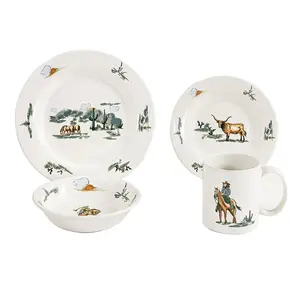 Paseo Road Ranch Life Ceramic 16 Piece Dinnerware Set