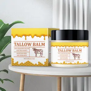 Moisturizing Beef Tallow Balm, Gentle Hydrating Cream for Skin, Nourishing and Soothing Body Lotion, Firming and Hydrating Body Moisturizer, Hydration Body Lotion, Hydrating Dry Skin
