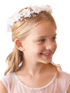 TT783 - Flower Crown with Veil