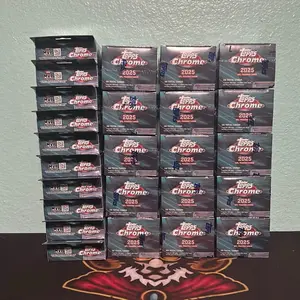 TOPPS CHROME PYT #586: (25x) 2025 TOPPS CHROME HANGERS / BLASTER COMBINED *JERSEY BOUNTY*