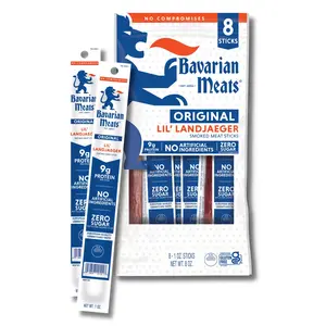 Bavarian Meats Lil' Landjaeger Snack Sticks - 1oz (8 count)
