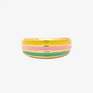 Sunset Striped Dome Ring Sunset Striped Dome Ring