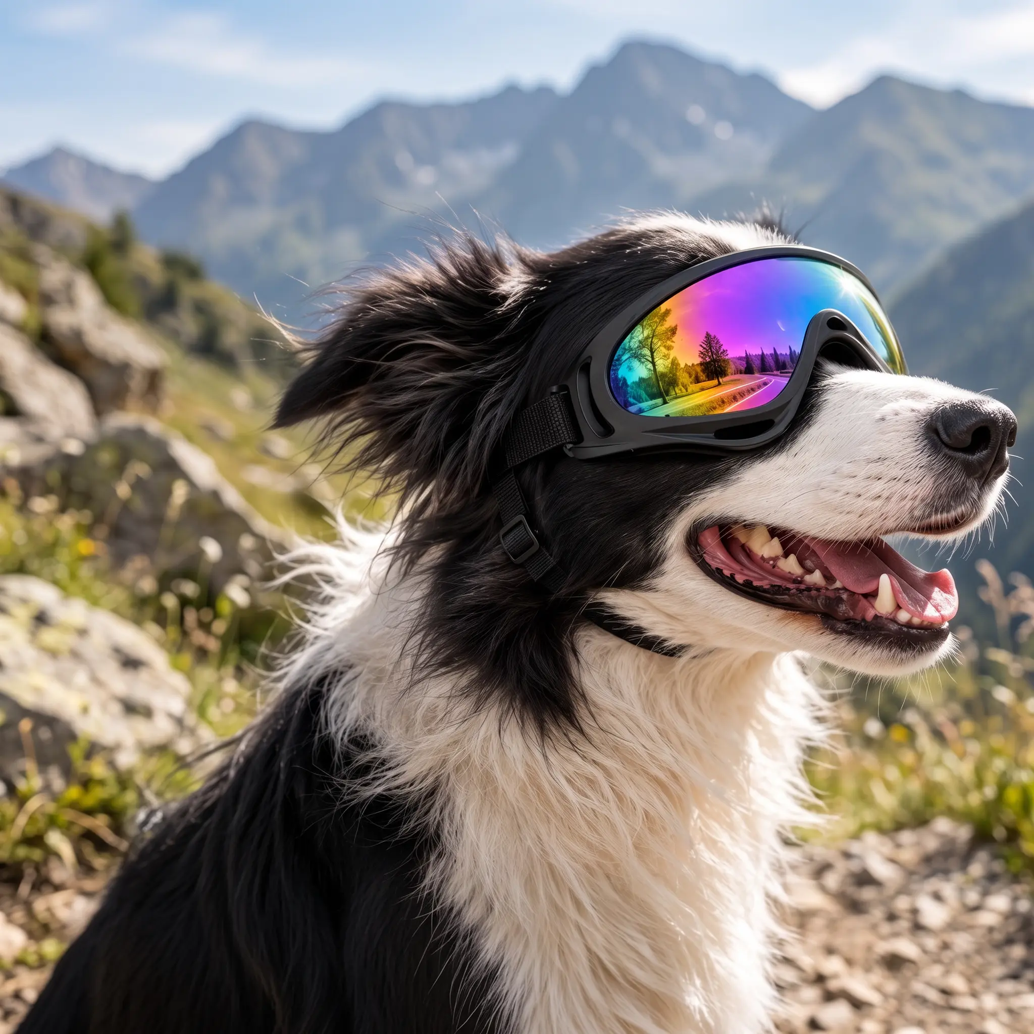 Dog Sunglasses for Medium-Large Dogs - Waterproof Snow Goggles, Anti-UV Pet Eye Protection, Adjustable Strap, Comfortable Fit specs rex