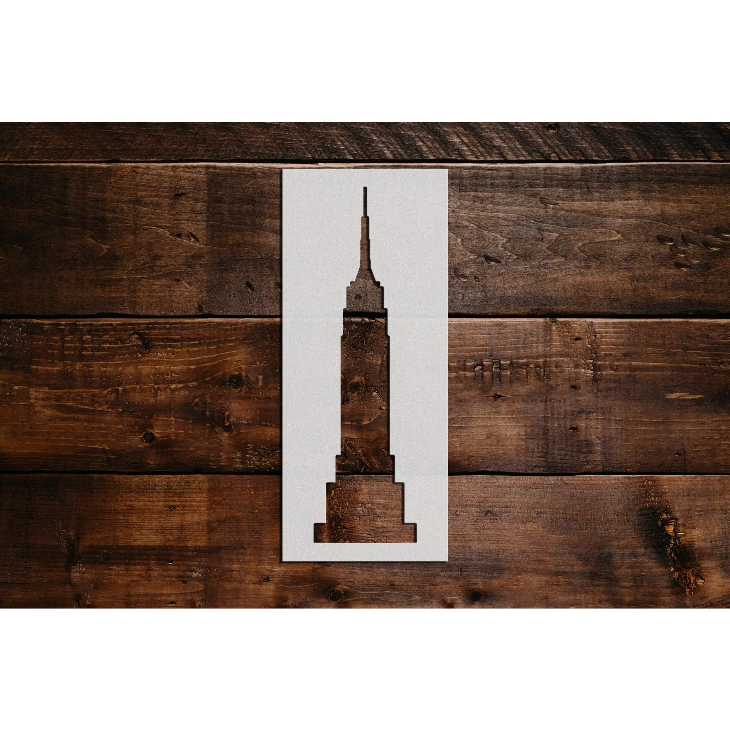 Tall Building Stencil - Art and Wall Stencil