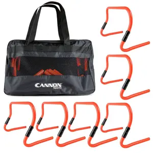 Cannon Sports Flexi Hurdle Set in Orange