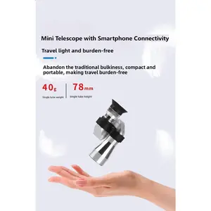 ✅ Metal Corner 10x20 Mini Outdoor Monocular Telescope HD Mobile Phone Smart Photography