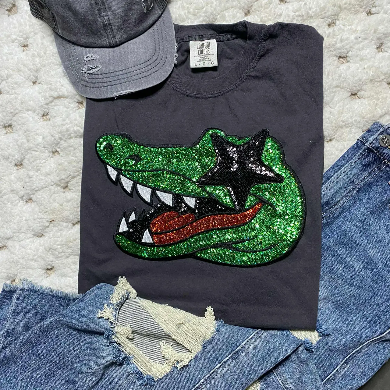 Gator Starry Eyes Sequins Patch