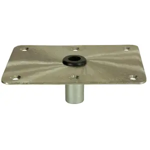 212 MAIN KingPin Kayaking Hardware - 6x8 in. Rectangular Base, Heavy Duty Metal, Stainless Steel with Nylon Bushing