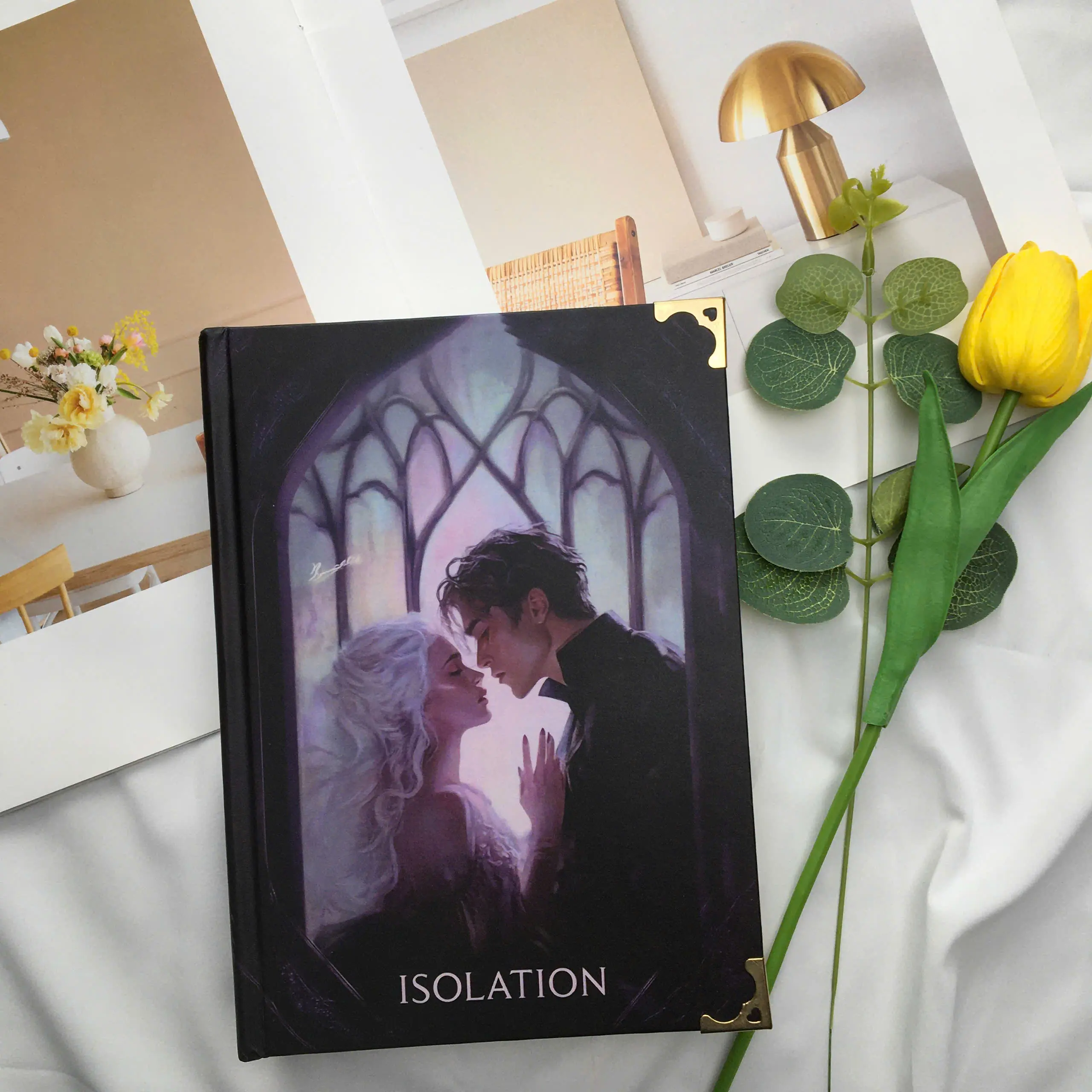 Isolation Book Handmade Hardcover Book Collector’s Edition with Premium Paper and Metal Corners Gift Edition