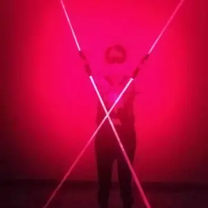 Blu-ray handheld double head Laser Light stage show Laser sword lighting props Party Light DJ bar Glow stick laser light Laser