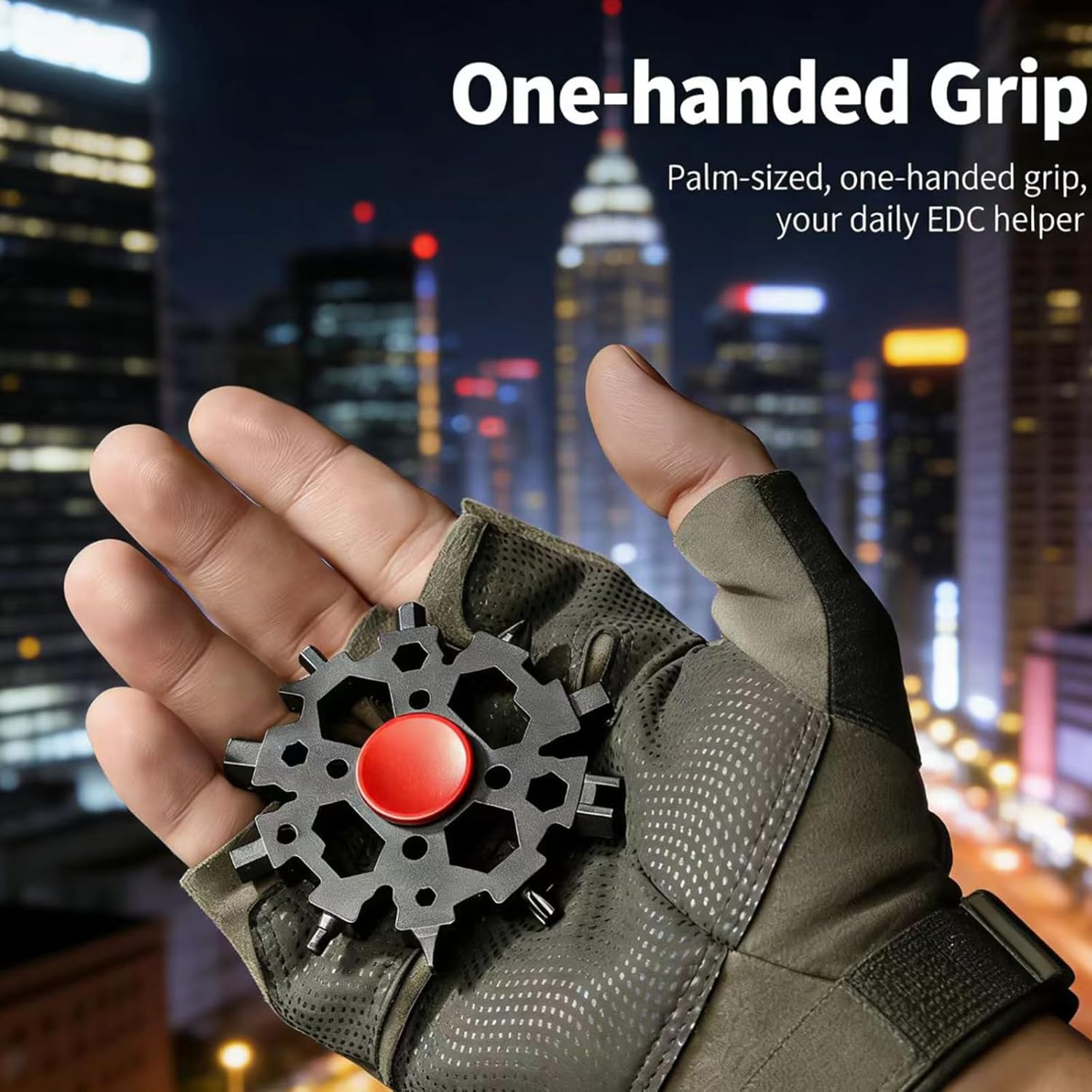 23-in-1 Snowflake Fingertip Spinner Wrench - Multifunctional Car & Bicycle Repair Screwdriver, Portable Pocket Tool Gadget