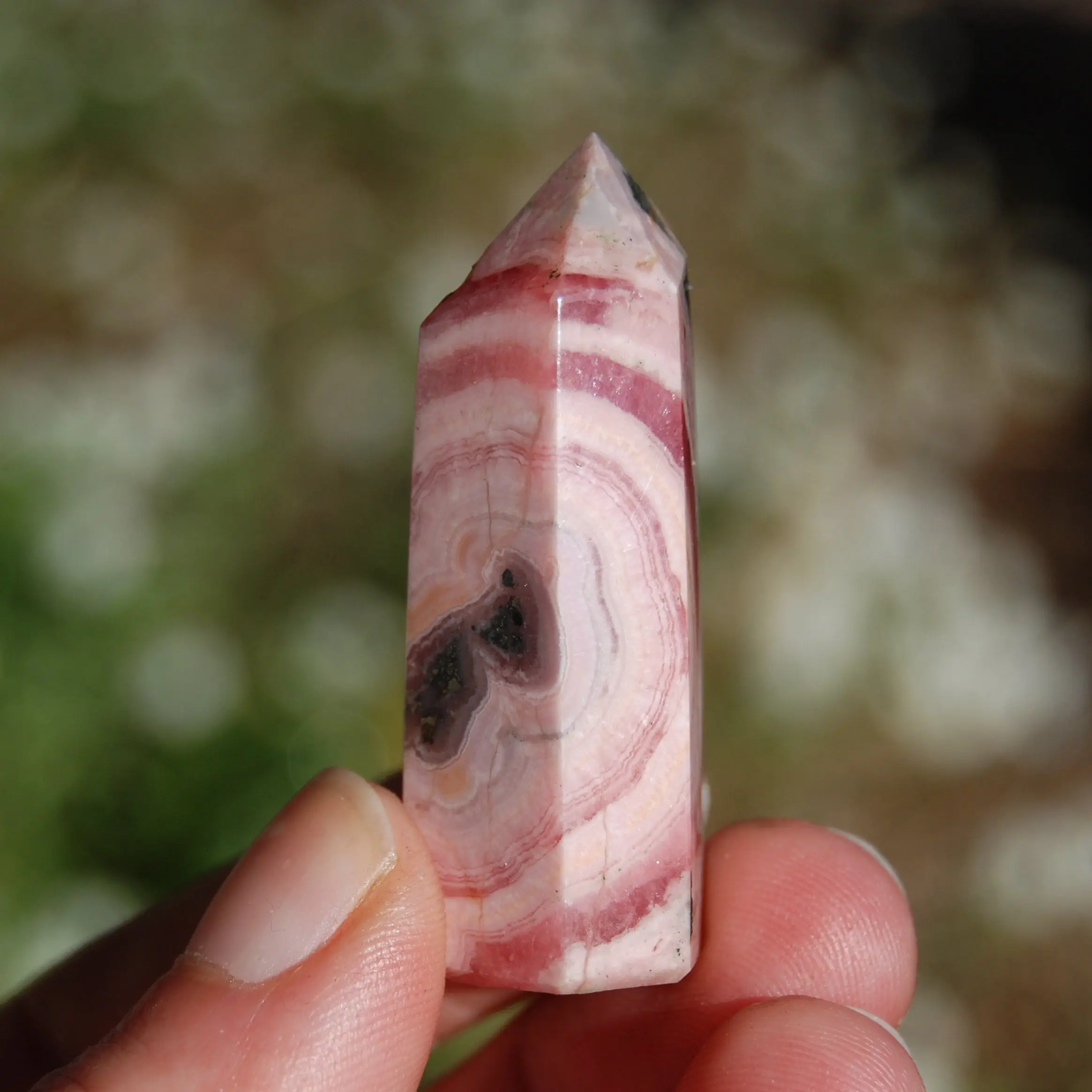 2in 33g Genuine Rhodochrosite Crystal Tower, Rhodochrosite Gemstone, Argentina